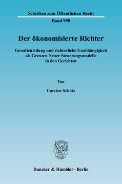 Der ökonomisierte Richter Der ökonomisierte Richter