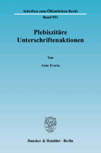 Plebiszitäre Unterschriftenaktionen