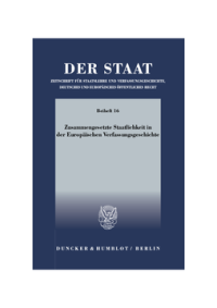 Zusammengesetzte Staatlichkeit in der Europäischen Verfassungsgeschichte