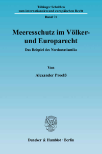 Meeresschutz im Völker- und Europarecht