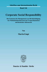 Corporate Social Responsibility