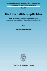 Die Geschäftsleiterpflichten