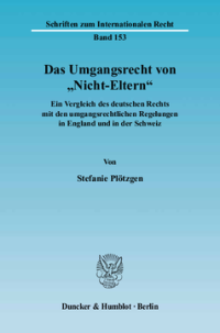 Das Umgangsrecht von »Nicht-Eltern«