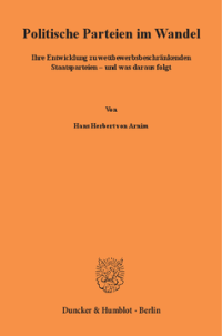 Politische Parteien im Wandel