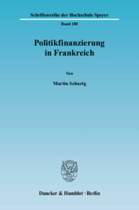 Politikfinanzierung in Frankreich