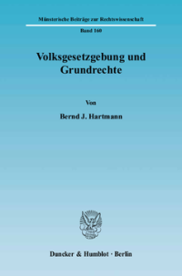 Volksgesetzgebung und Grundrechte