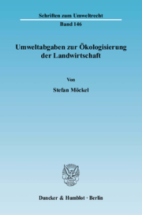 Umweltabgaben zur Ökologisierung der Landwirtschaft