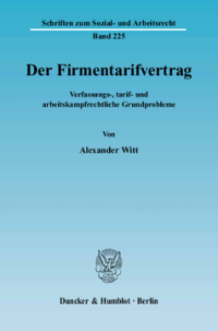 Der Firmentarifvertrag