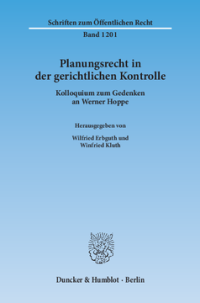 Planungsrecht in der gerichtlichen Kontrolle