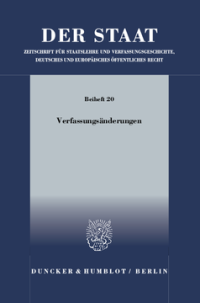 Verfassungsänderungen