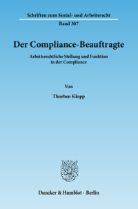 Der Compliance-Beauftragte