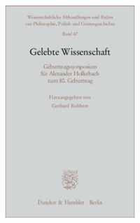 Gelebte Wissenschaft
