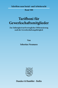 Tarifboni für Gewerkschaftsmitglieder
