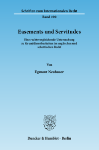 Easements und Servitudes