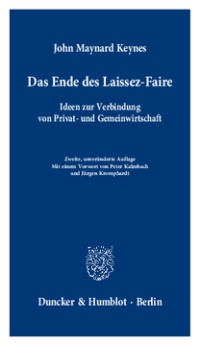 Das Ende des Laissez-Faire