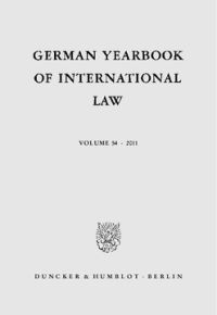 German Yearbook of International Law / Jahrbuch für Internationales Recht