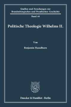 Politische Theologie Wilhelms II