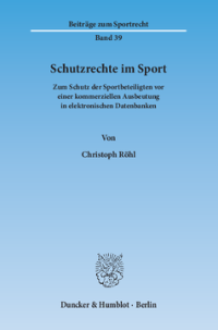 Schutzrechte im Sport