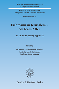 Eichmann in Jerusalem – 50 Years After Eichmann in Jerusalem – 50 Years After