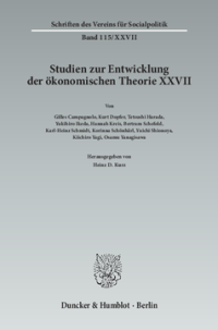 Der Einfluss deutschsprachigen wirtschaftswissenschaftlichen Denkens in Japan