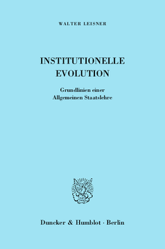 Institutionelle Evolution