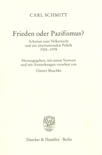 Frieden oder Pazifismus?