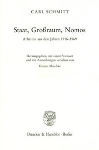 Staat, Großraum, Nomos