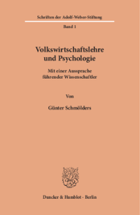 Volkswirtschaftslehre und Psychologie
