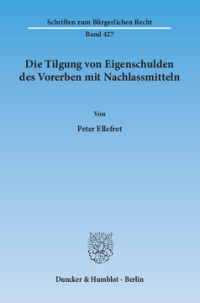 Die Tilgung von Eigenschulden des Vorerben mit Nachlassmitteln