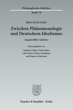 Zwischen Phänomenologie und Deutschem Idealismus
