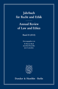 Jahrbuch für Recht und Ethik / Annual Review of Law and Ethics