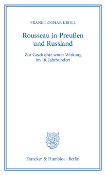 Rousseau in Preußen und Russland