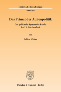 Das Primat der Außenpolitik