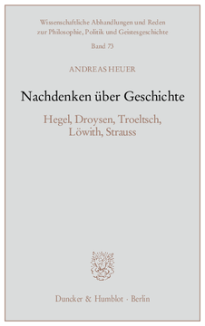 Nachdenken über Geschichte Nachdenken über Geschichte