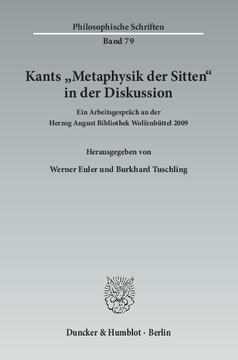 Kants »Metaphysik der Sitten« in der Diskussion