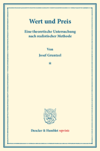 Wert und Preis