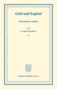 Geld und Kapital