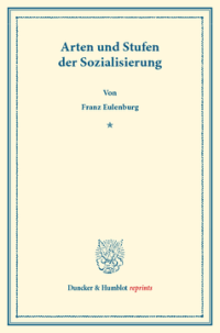 Arten und Stufen der Sozialisierung