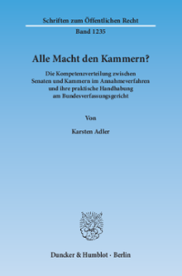 Alle Macht den Kammern?
