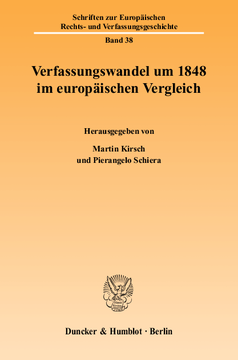 Verfassungswandel um 1848 im europäischen Vergleich