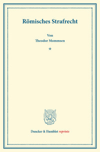 Römisches Strafrecht