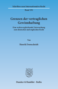Grenzen der vertraglichen Gewinnhaftung