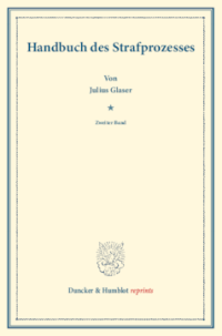 Handbuch des Strafprozesses