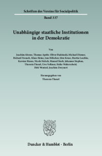Unabhängige staatliche Institutionen in der Demokratie