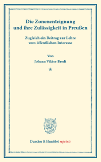 Die Zonenenteignung