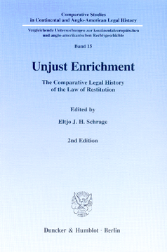 Unjust Enrichment Unjust Enrichment