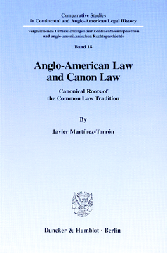 Anglo-American Law and Canon Law Anglo-American Law and Canon Law