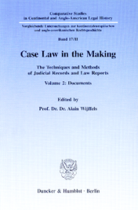 Case Law in the Making