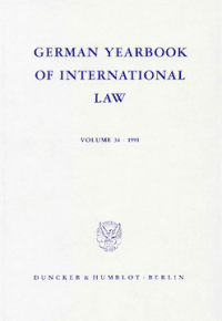 German Yearbook of International Law / Jahrbuch für Internationales Recht