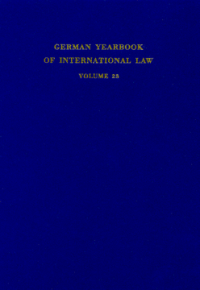 German Yearbook of International Law / Jahrbuch für Internationales Recht
